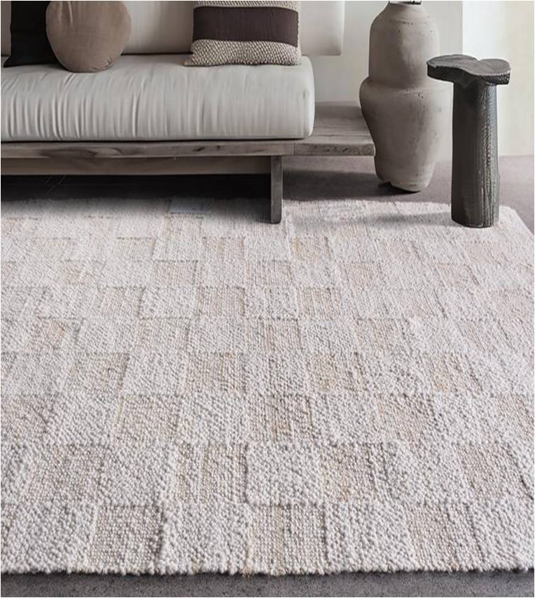 Parquet Handwoven Wool & Jute Rug