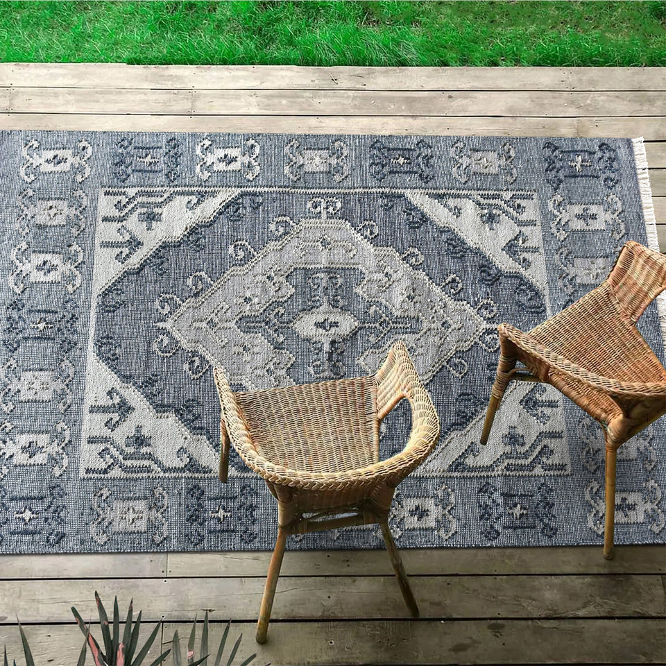 Courtyard Flatweave Recycled PET Rug