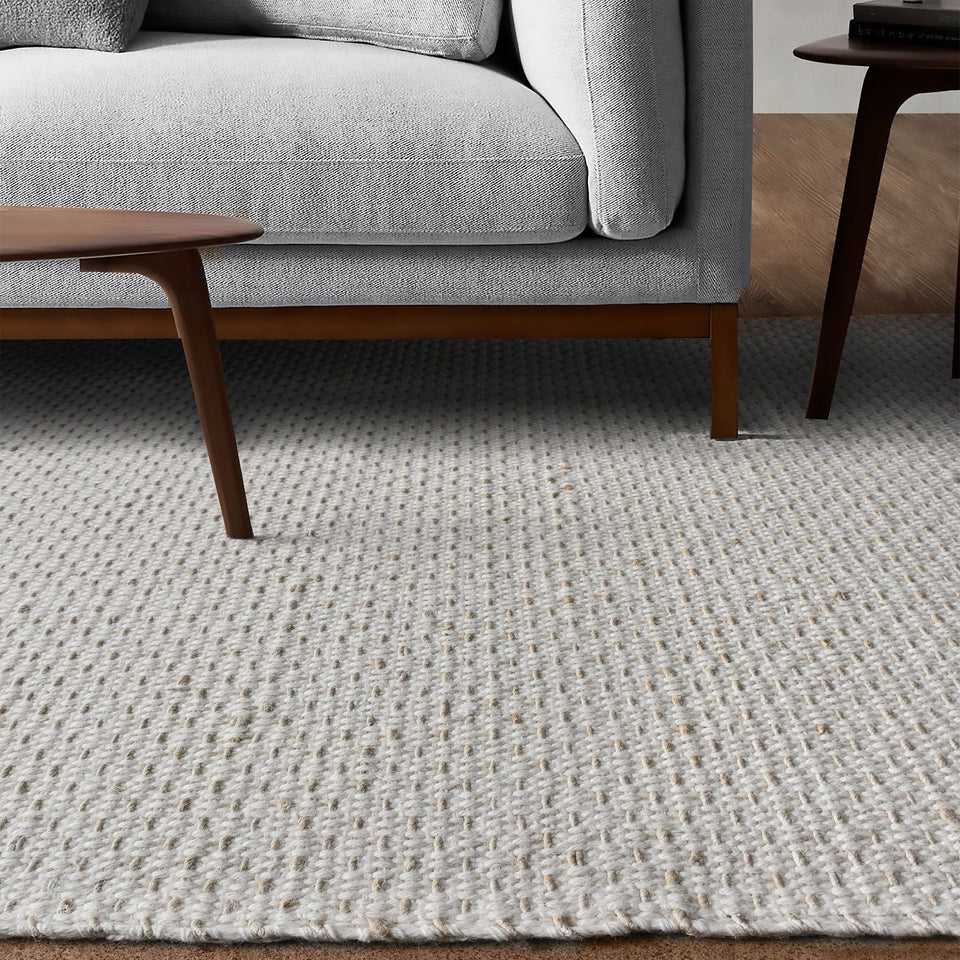 Pebble Handwoven Wool & Jute Rug