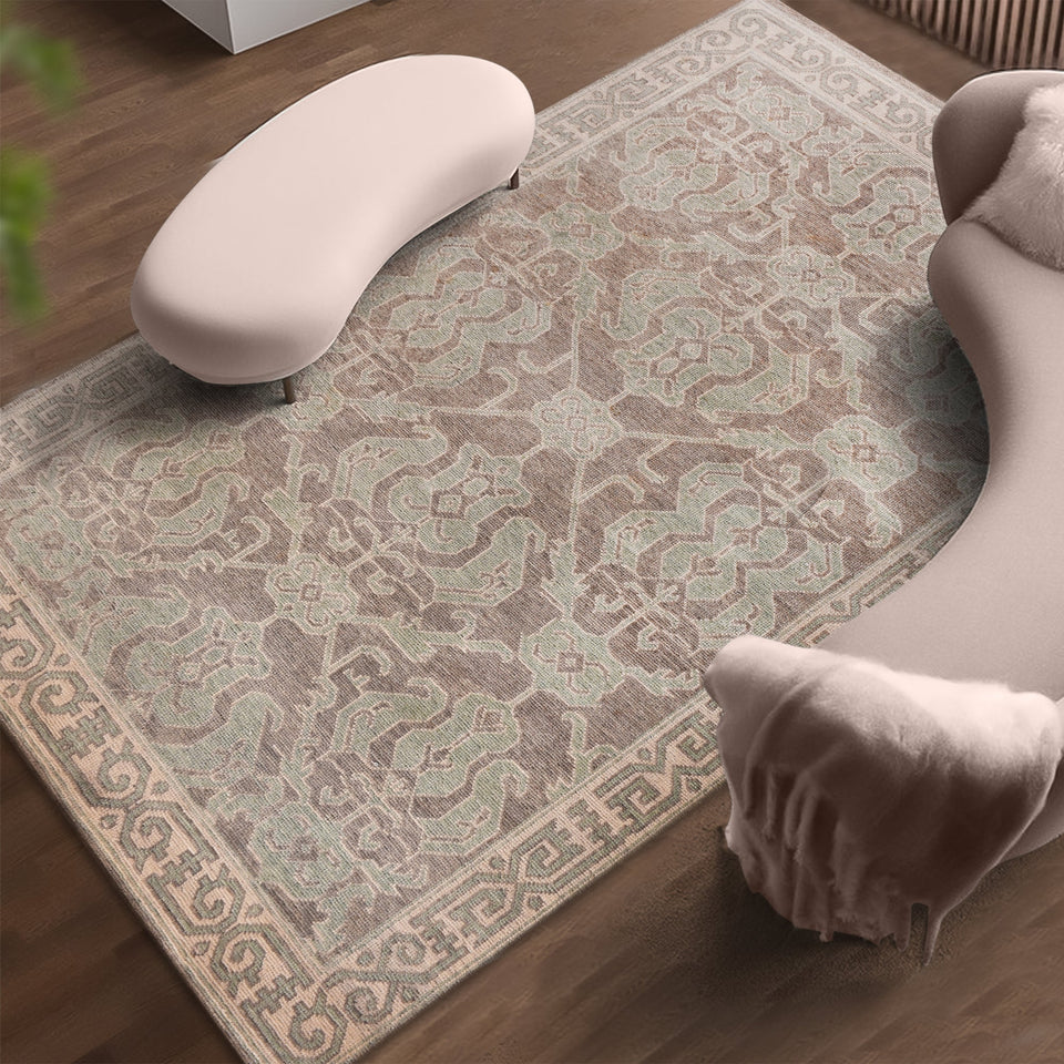 Teacup Hand-Knotted Wool Rug