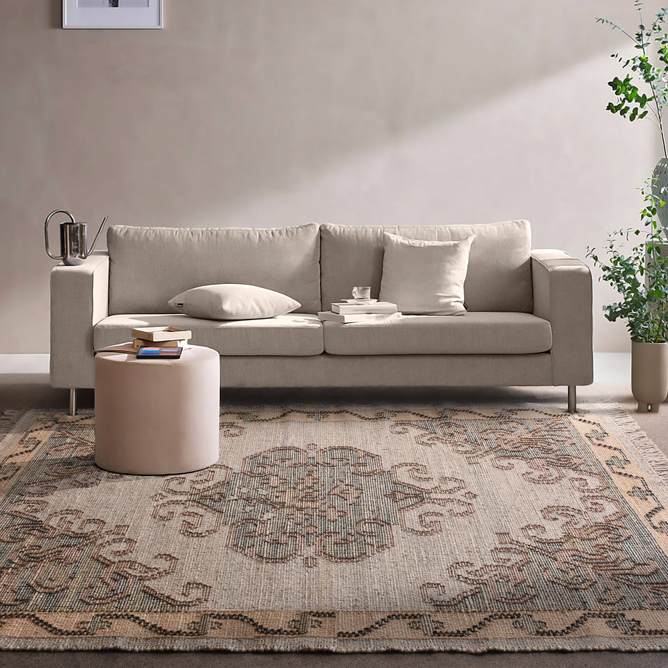 Adobe Flatweave Jute & Wool Rug