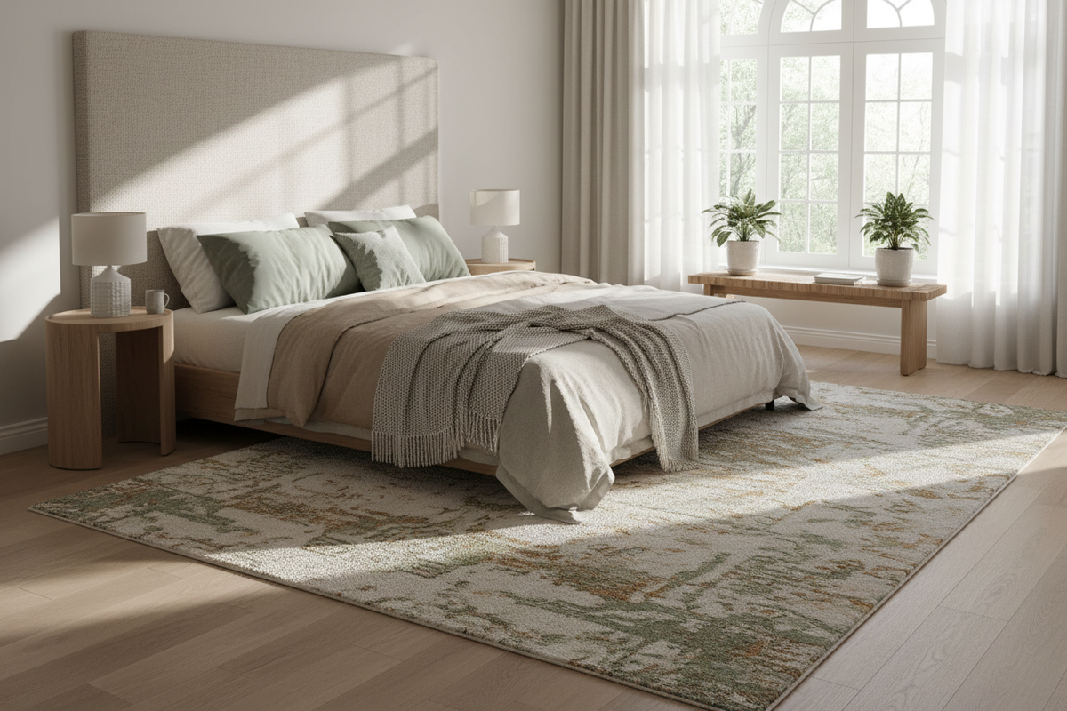 Bedroom Rug Guide: Best Size, Placement and Material by Bed Size