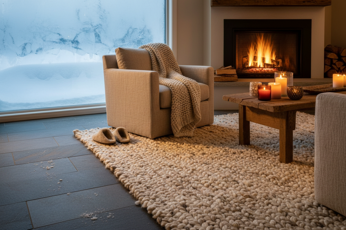 Best Rugs for Canadian Winters: Radiant Floors, Salt and Snow