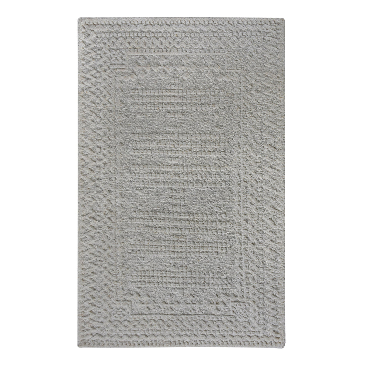 Stonework Hand-Knotted New Zealand Wool Rug