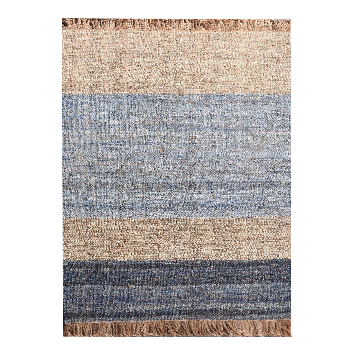 Brook Flatweave Hemp & Denim Rug