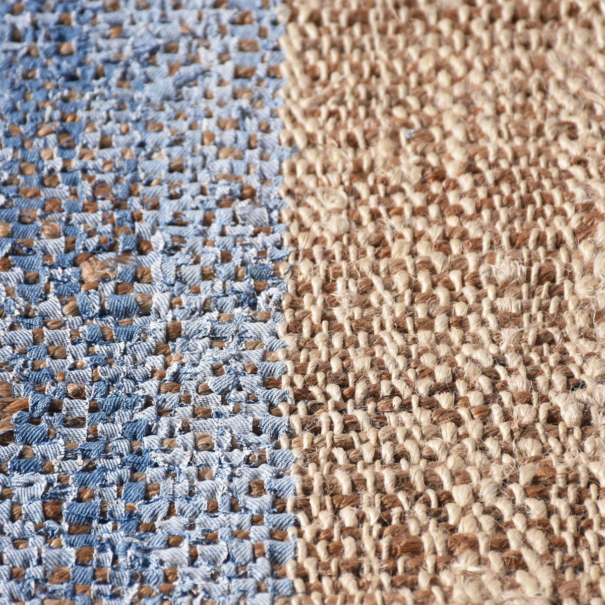 Brook Flatweave Hemp & Denim Rug