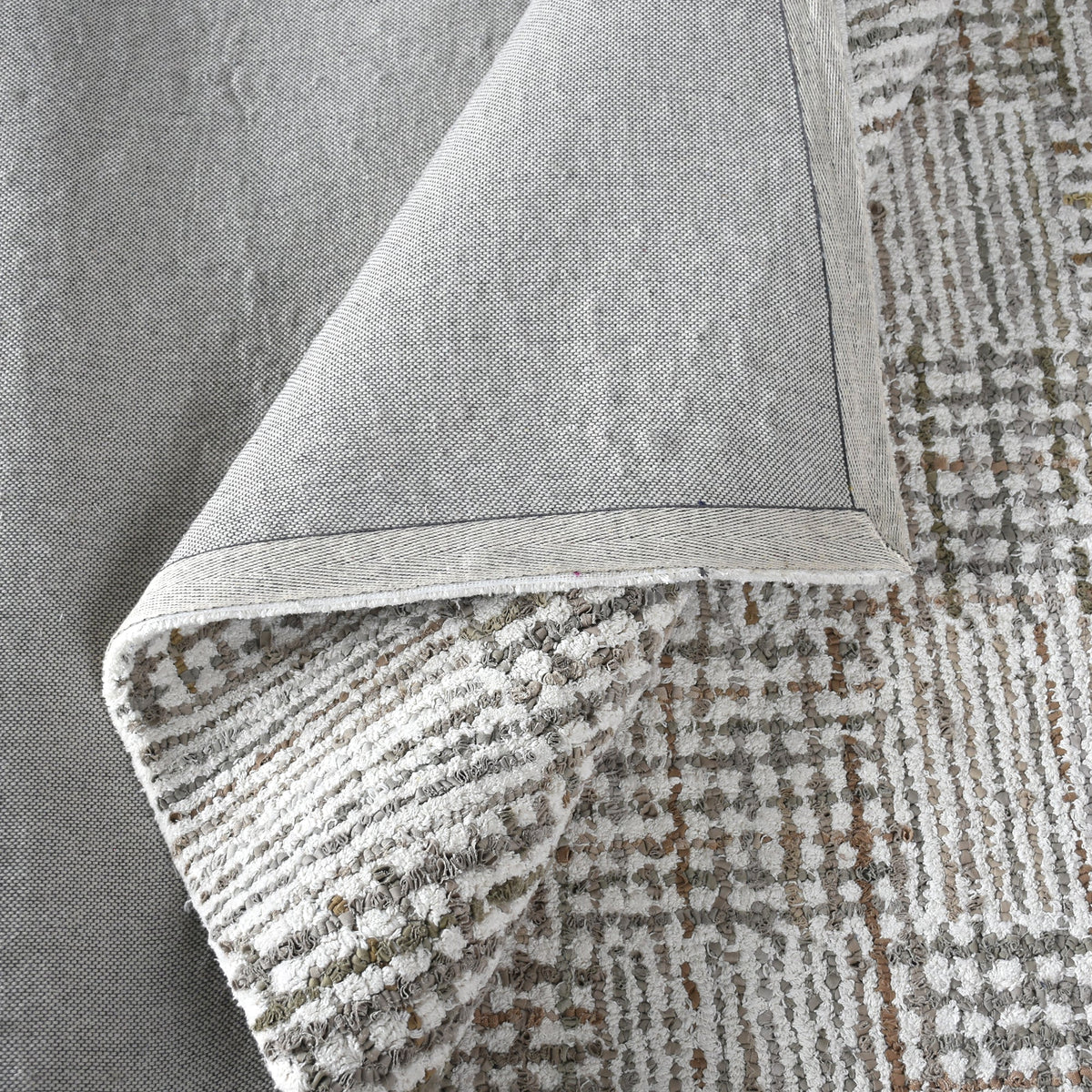 Tweed Hand-Tufted Denim & Cotton Rug