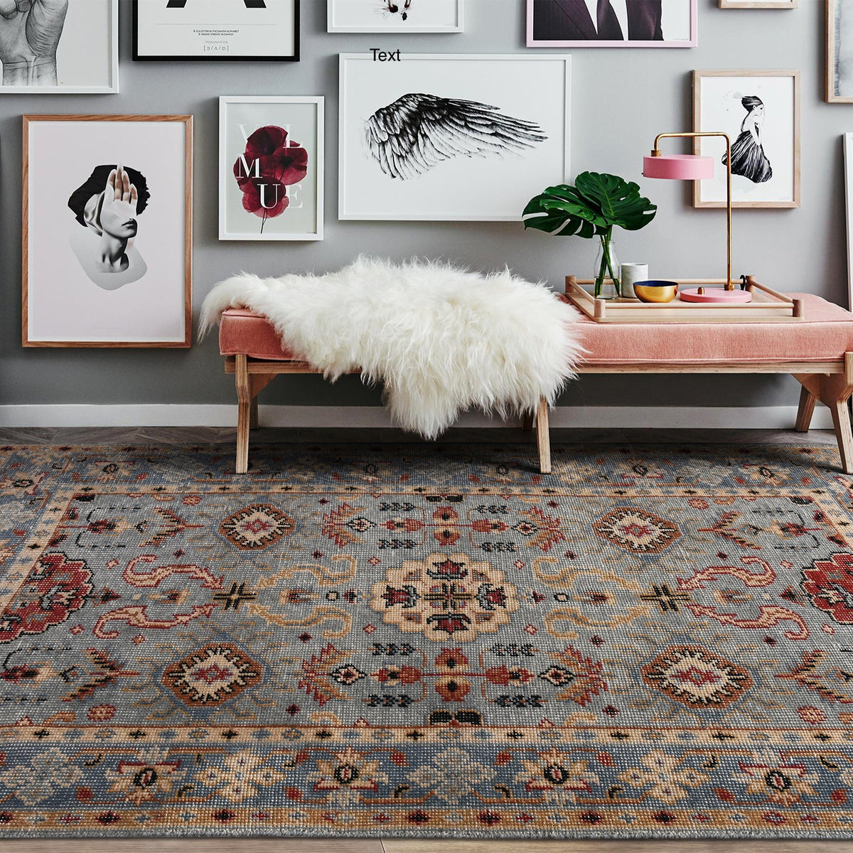 Manor Hand-Knotted Wool Rug