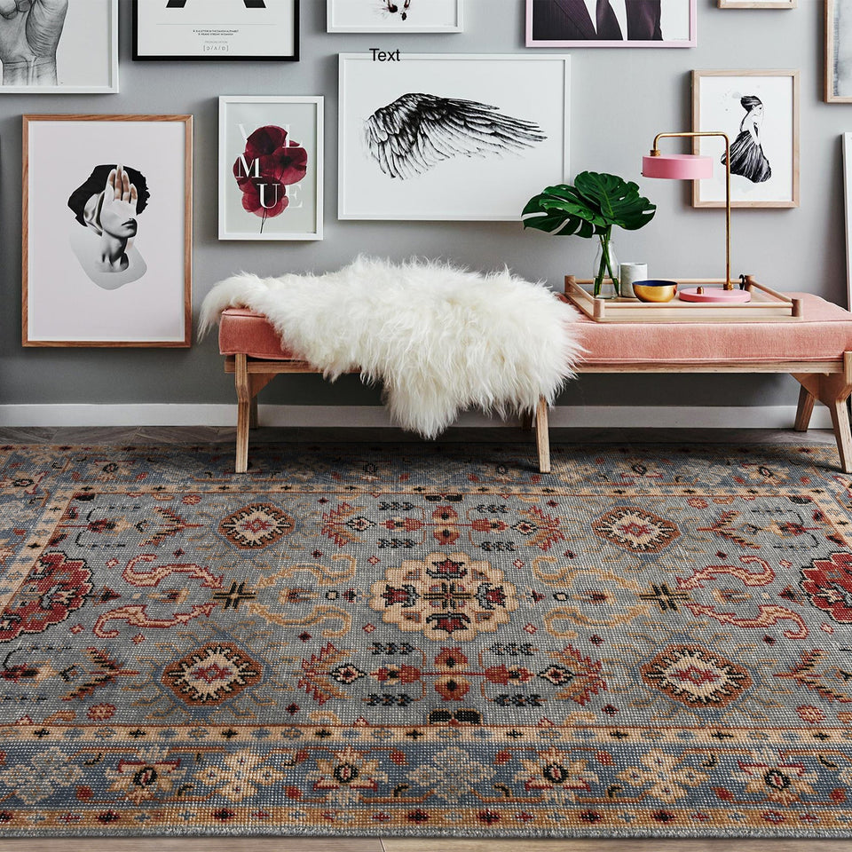 Manor Hand-Knotted Wool Rug