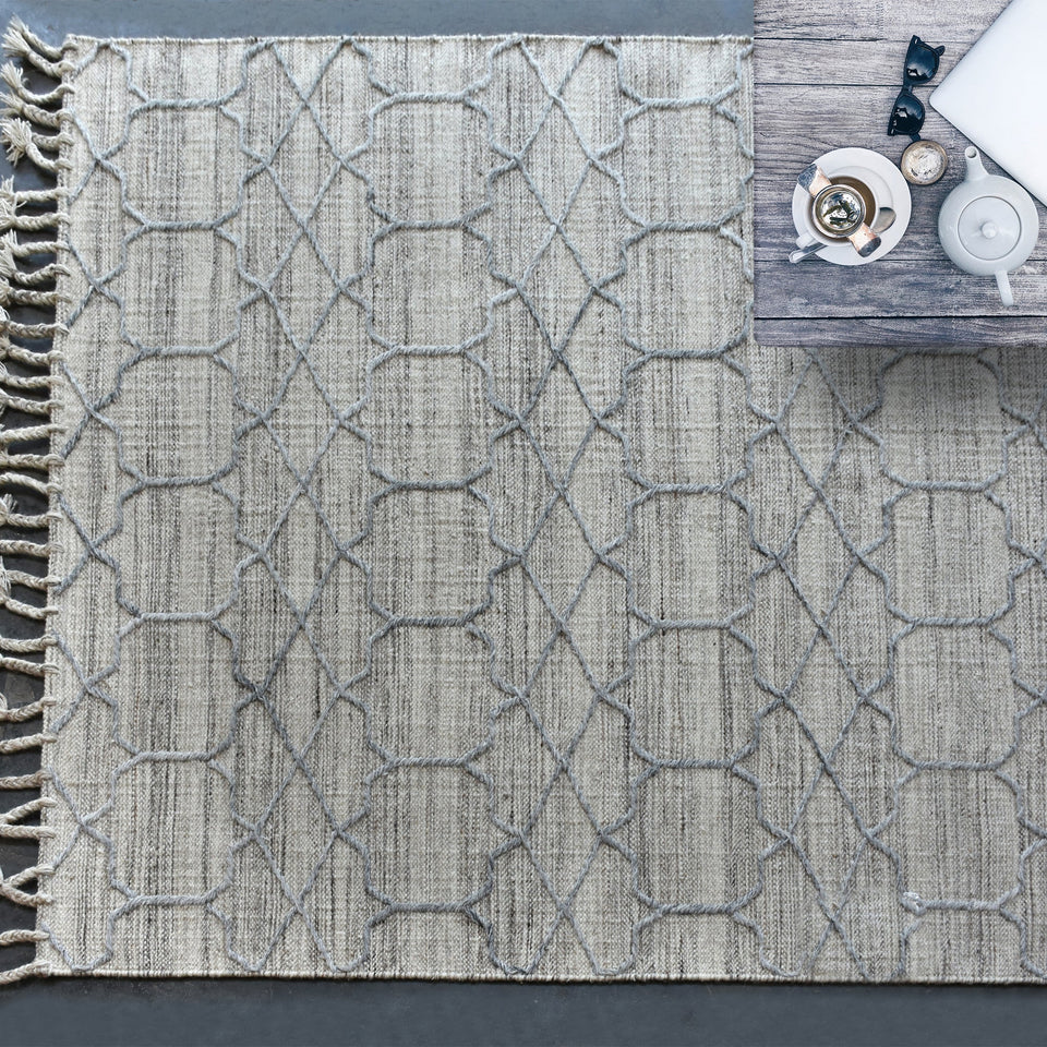 Arbour Handwoven Wool & Viscose Rug