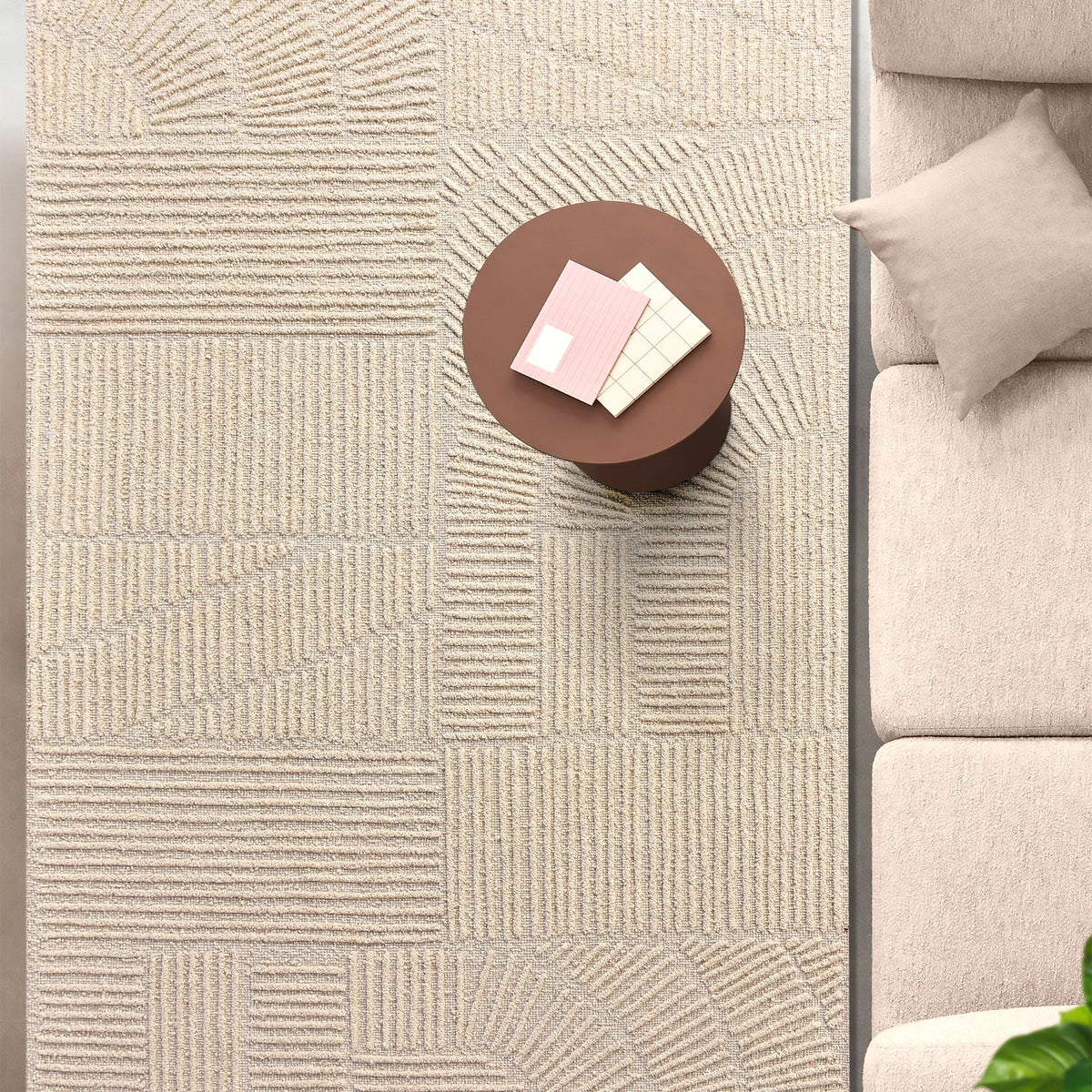 Linework Handwoven Wool Rug