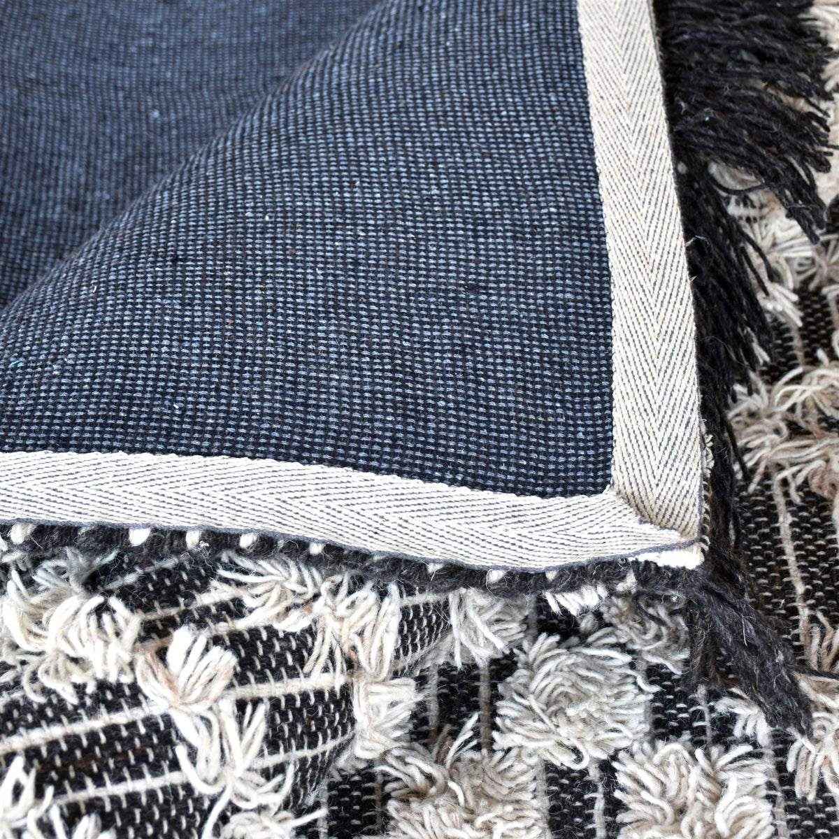 Tassel Tufted Wool Rug