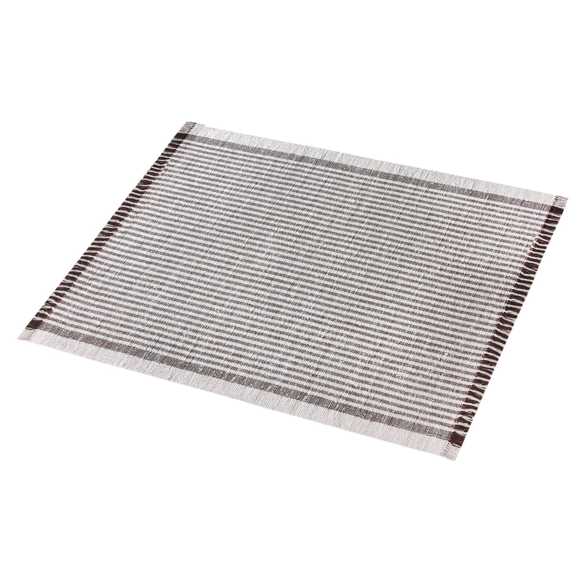 Ticking Handwoven Denim & Cotton Rug