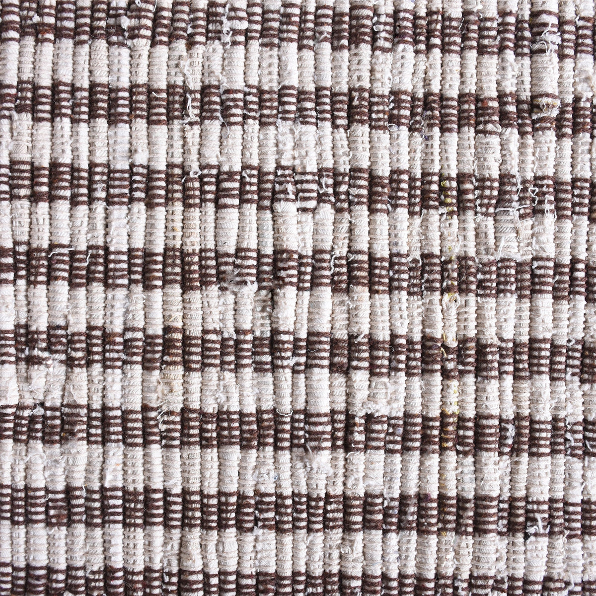 Ticking Handwoven Denim & Cotton Rug