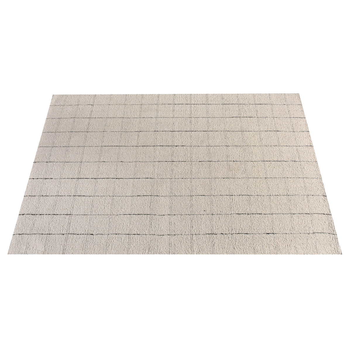 Windowpane Handwoven Wool Rug