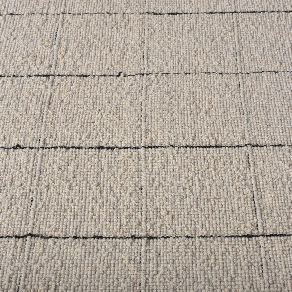Windowpane Handwoven Wool Rug