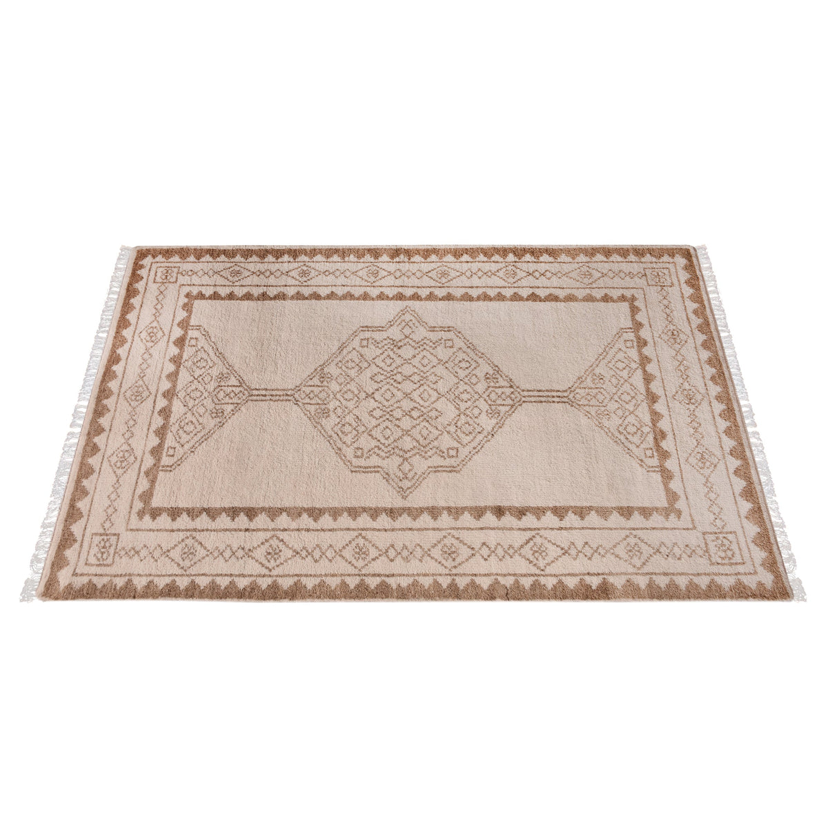 Rosewater Hand-Knotted New Zealand Wool Rug