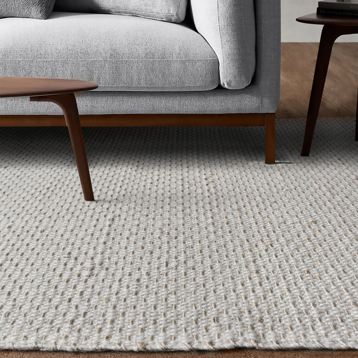 Pebble Handwoven Wool & Jute Rug