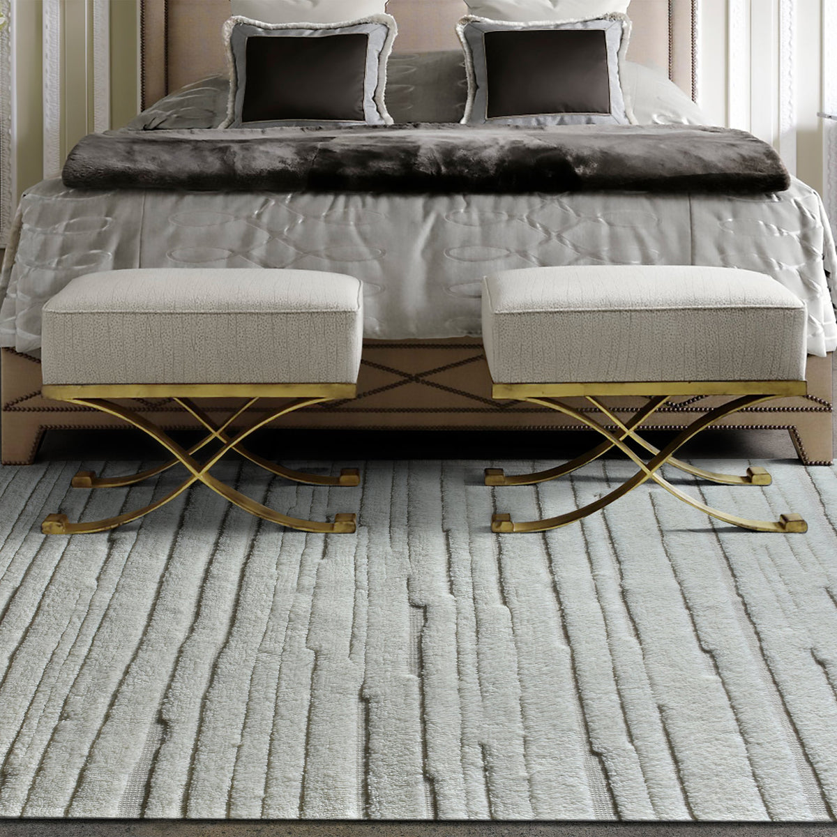 Bark Handwoven New Zealand Wool Rug