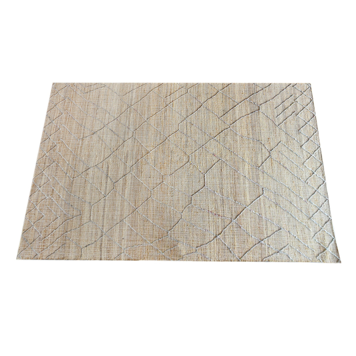 Trellis Handwoven Hemp & Wool Rug