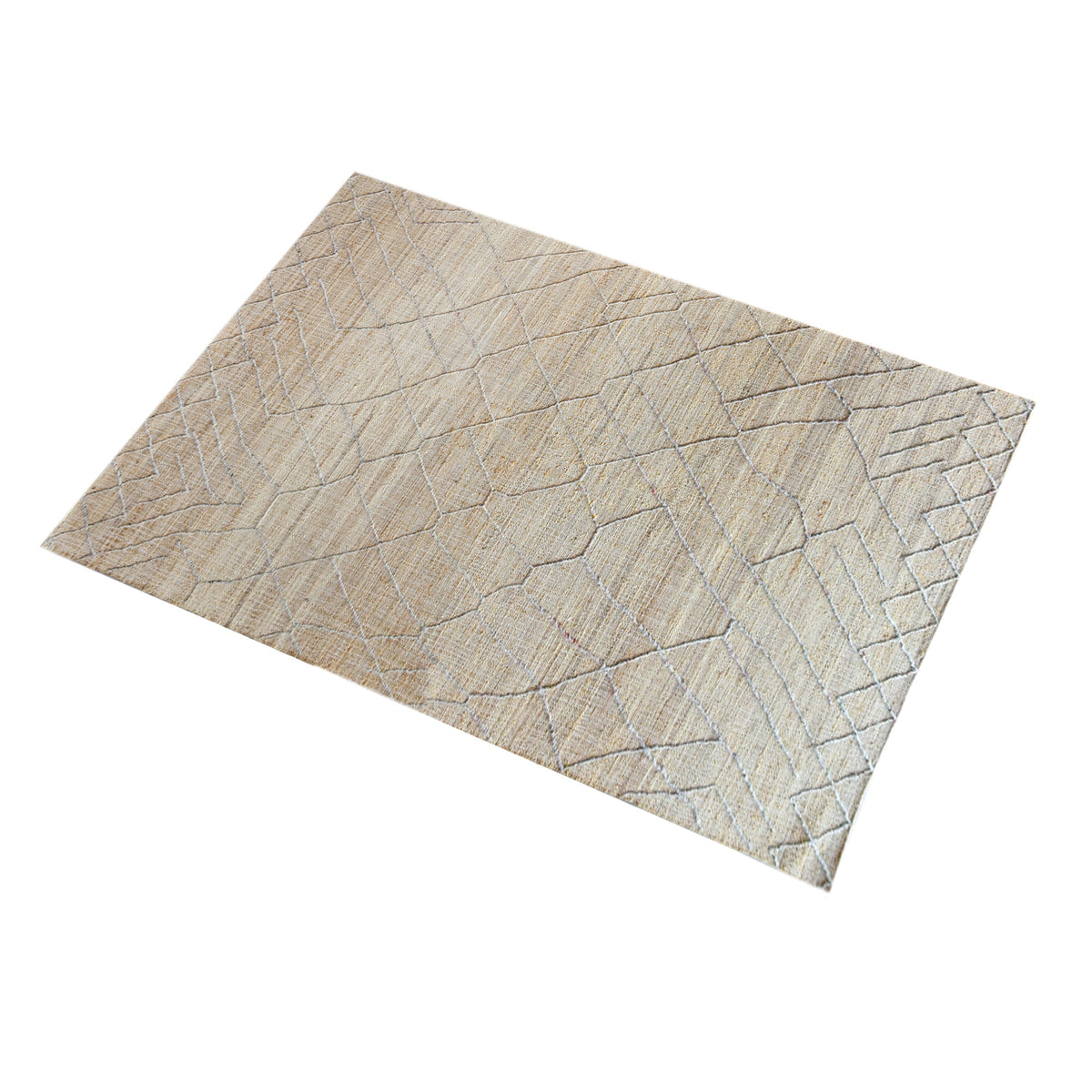 Trellis Handwoven Hemp & Wool Rug
