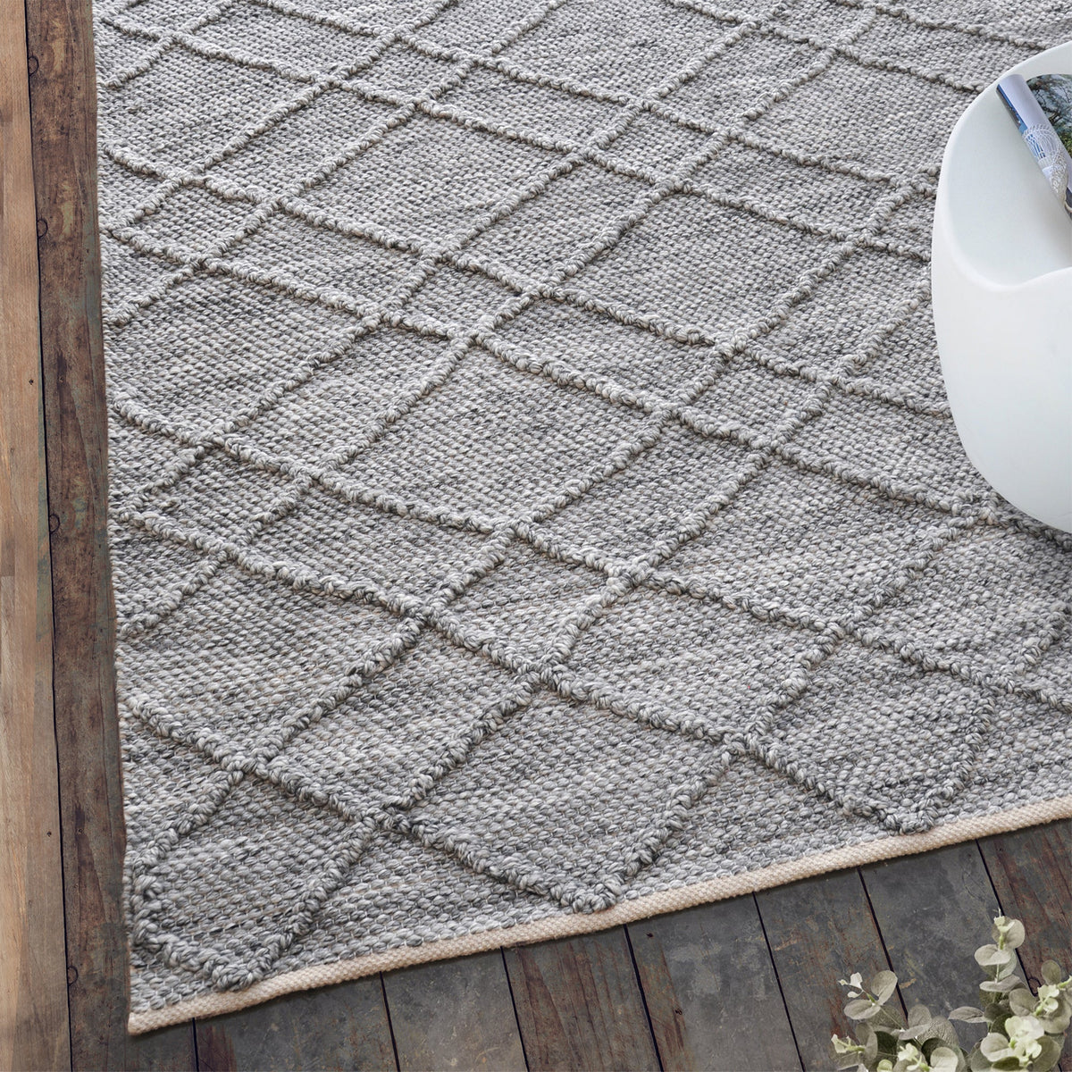 Cushion Handwoven Recycled PET Rug