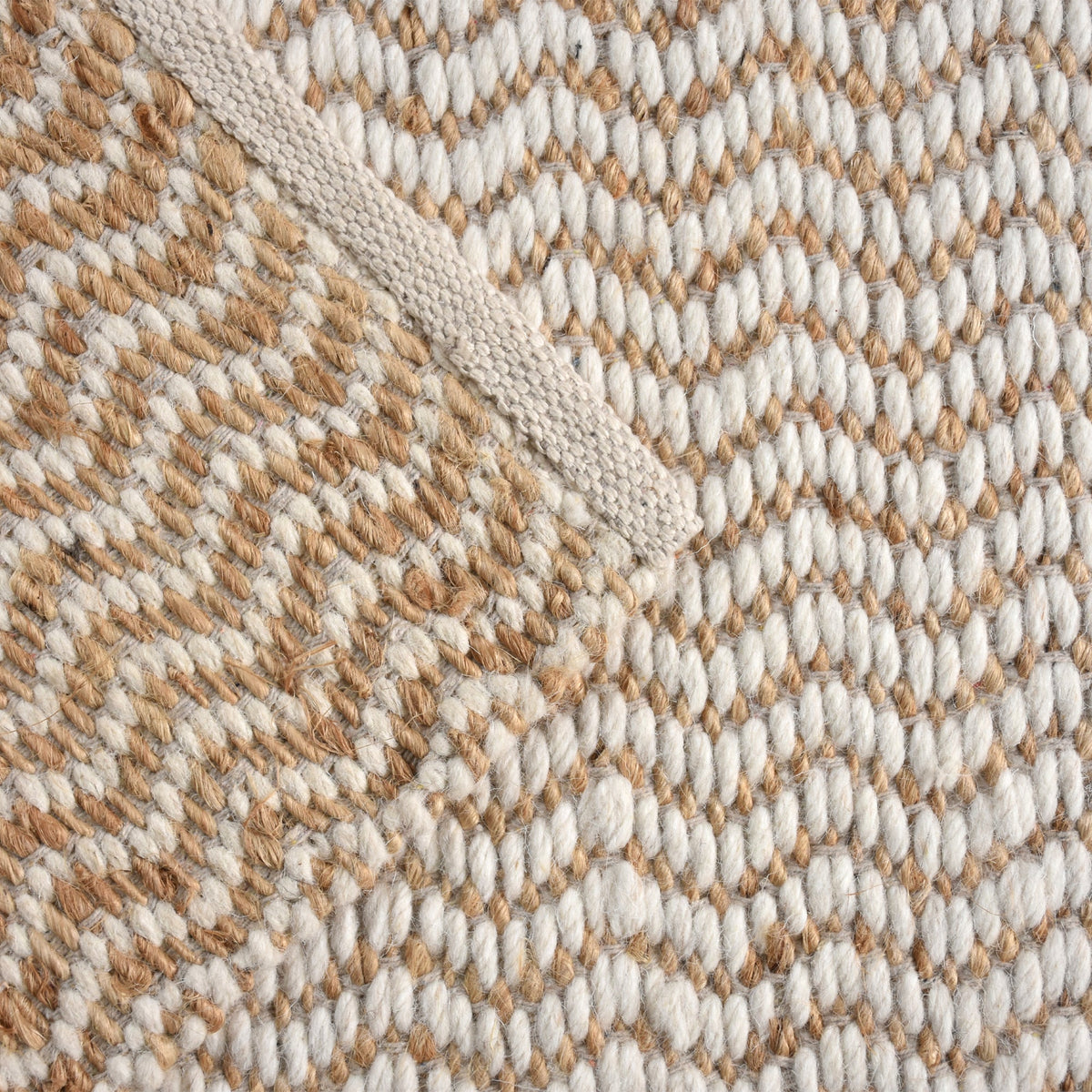 Chevron Handwoven Wool & Jute Rug