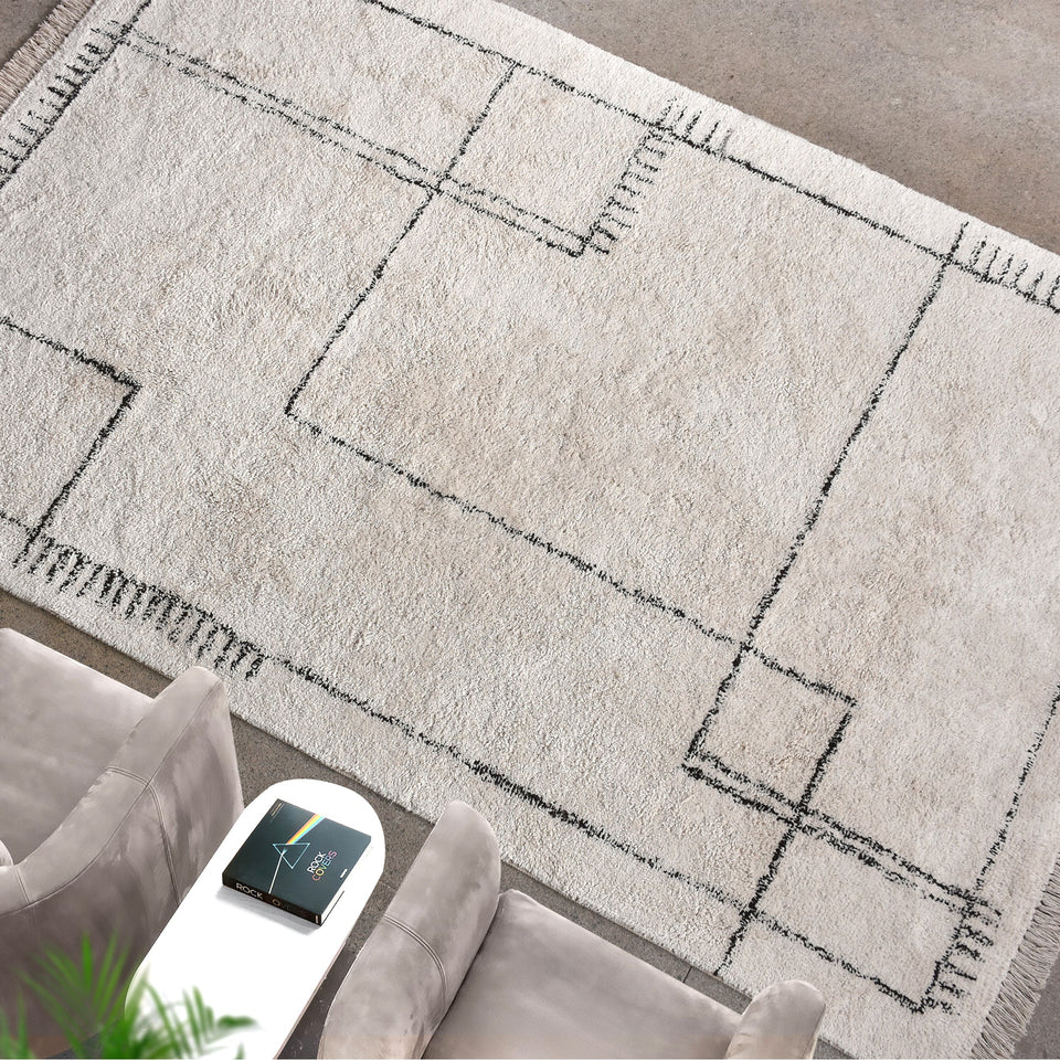 Sketch Tufted Cotton Rug