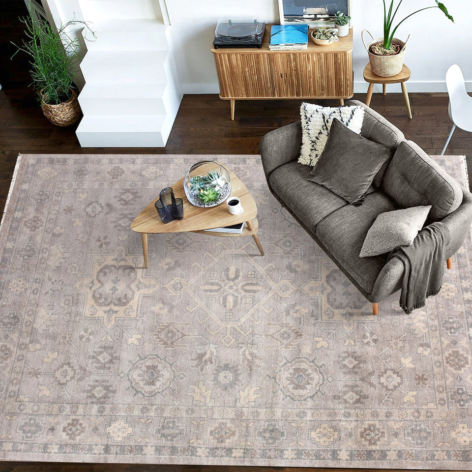 Heirloom Hand-Knotted Wool Rug