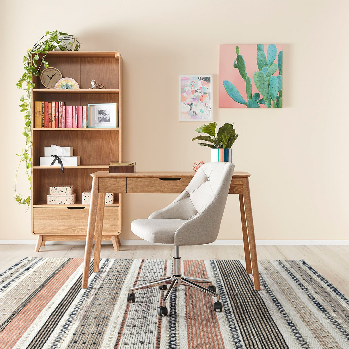Bunting Handwoven Hemp & Wool Rug