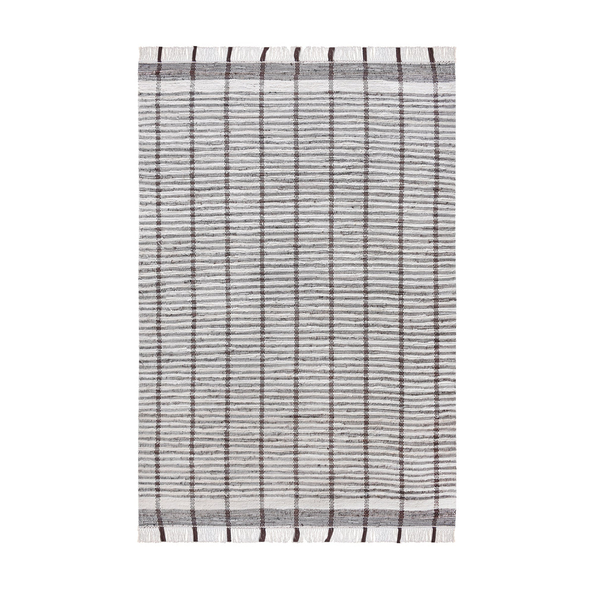 Awning Handwoven Denim & Cotton Rug
