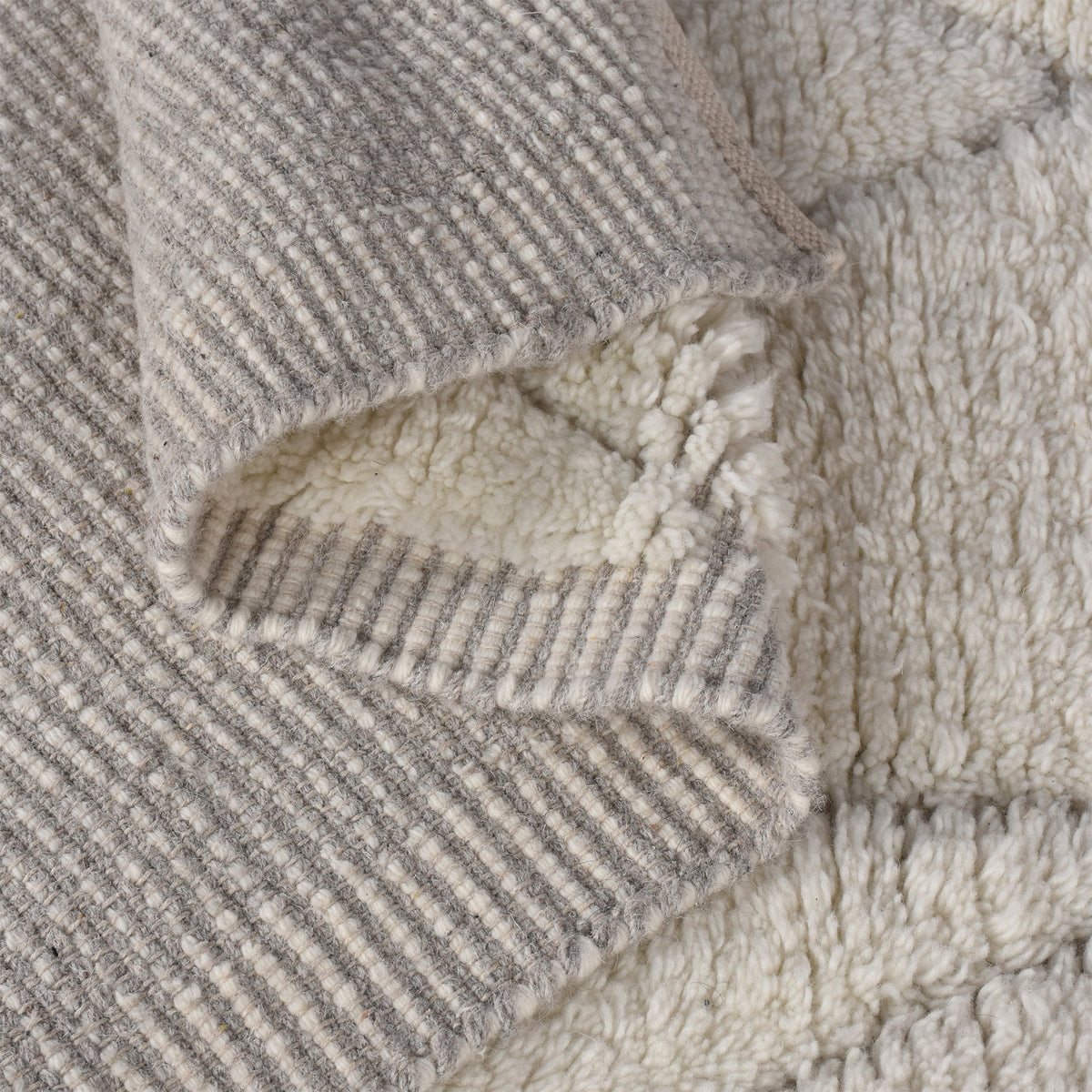 Snowdrop Handwoven New Zealand Wool Rug