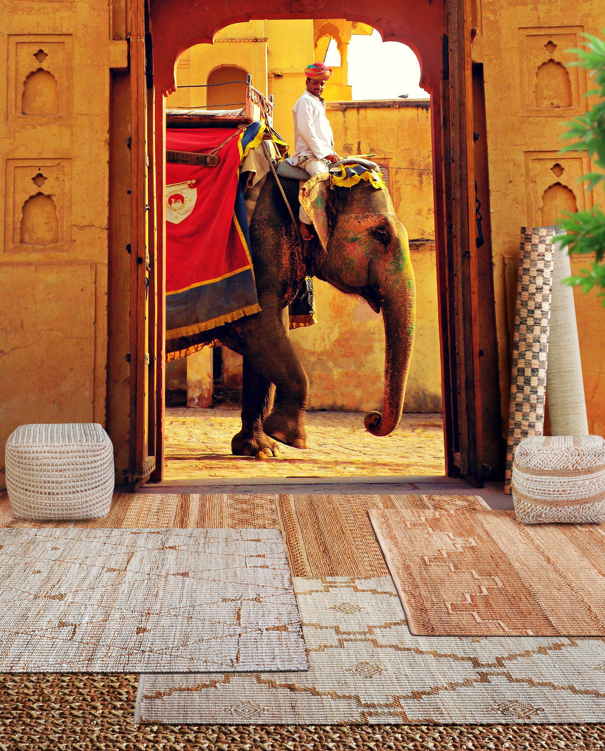 Rugs made slowly, by hand.