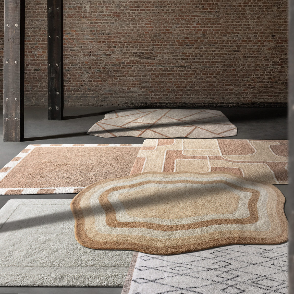 Shaped rugs