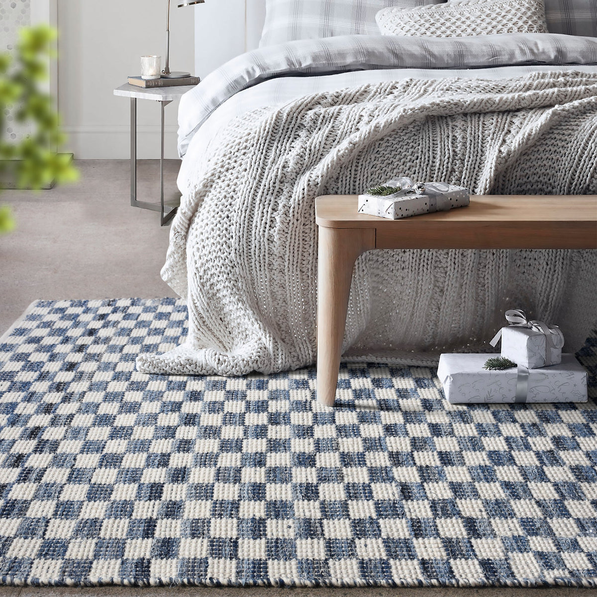 Regatta Handwoven Denim & Wool Rug